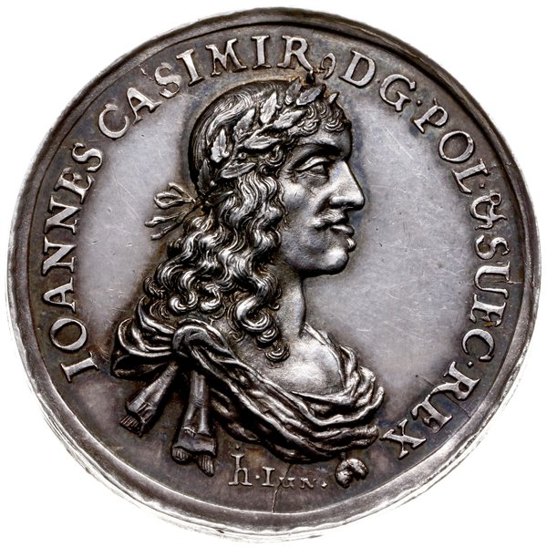 medal z 1660 r. autorstwa Jana Höhna młodszego w