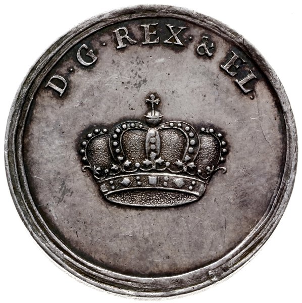 medal koronacyjny bez daty (1709 r)