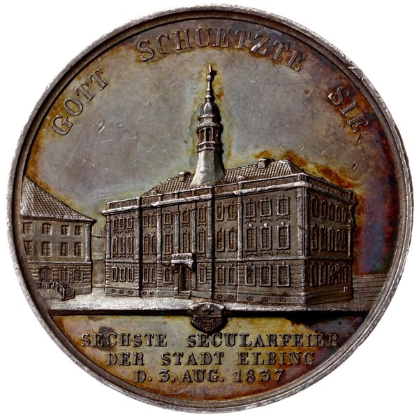 medal z 1837 r. autorstwa G. Loosa i L. Helda wy
