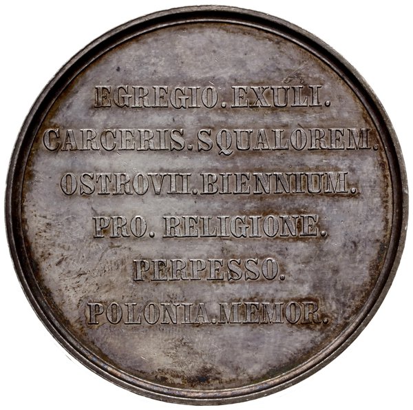 medal z 1877 r. nieznanego autorstwa upamiętniaj