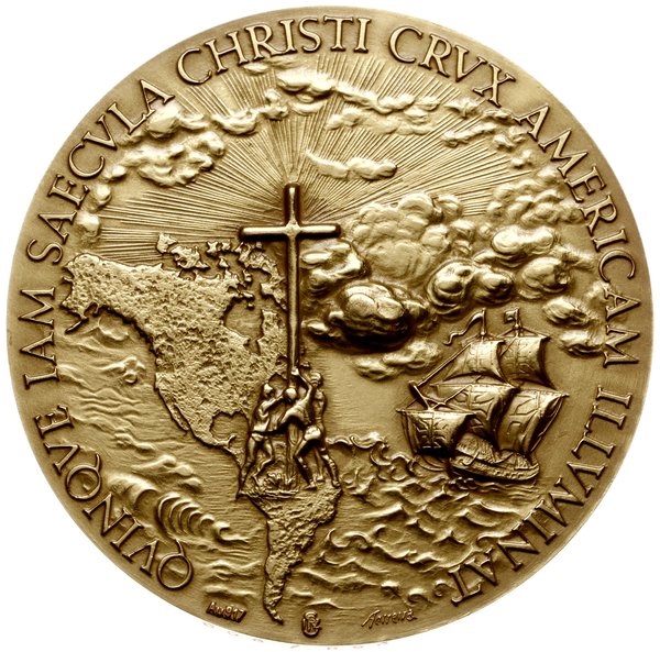 komplet medali papieskich z 1992 r. (Anno XIV) a