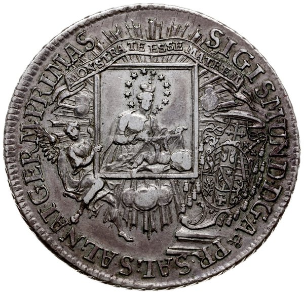talar 1758, Salzburg; Aw: Madonna z Dzieciątkiem