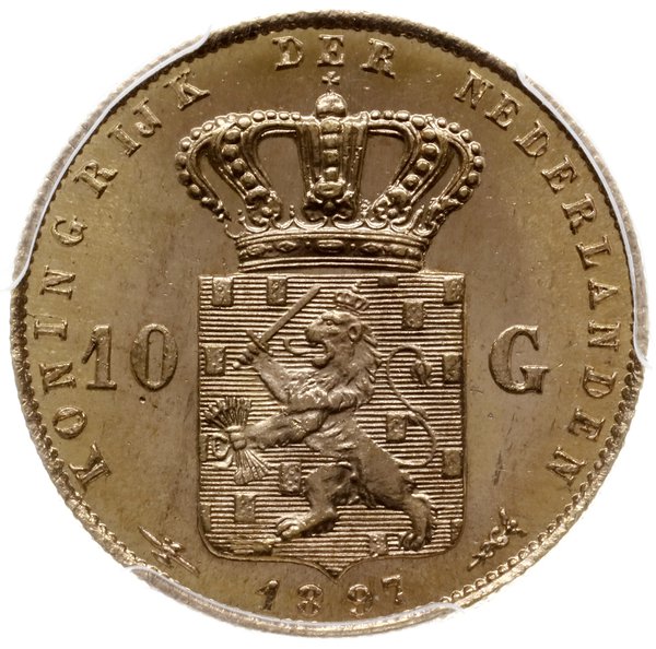 10 guldenów 1897, Utrecht; Fr. 347, Schulman 742
