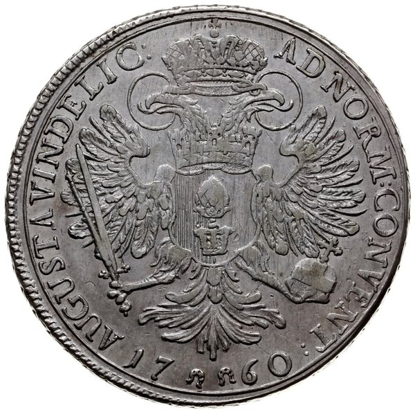 talar 1760; moneta z tytulaturą Franciszka I; Da
