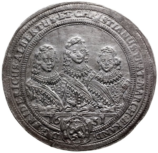 talar 1631, Norymberga; Aw: Fryderyk, Albert i K