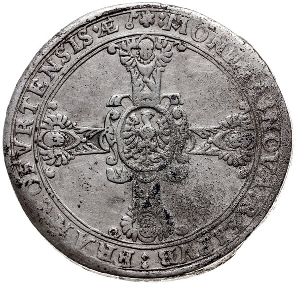 talar 1623, Frankfurt; wariant z owalną tarczą h