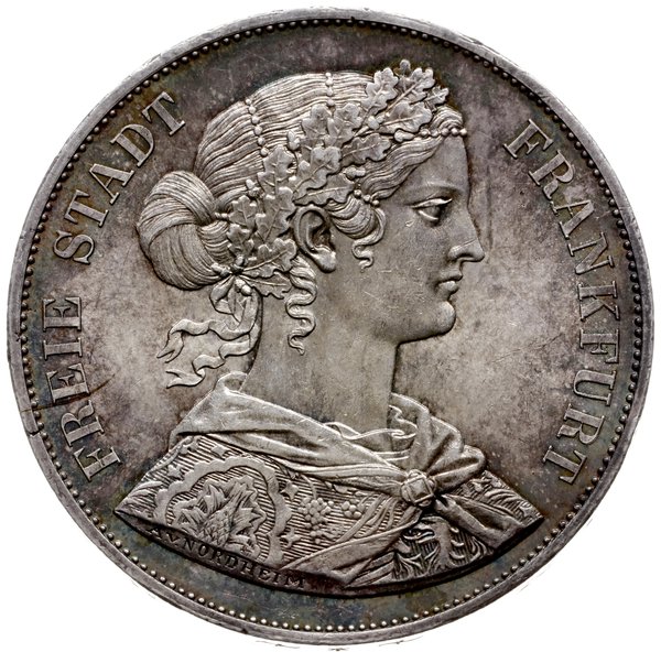 dwutalar = 3 1/2 guldena 1866, Frankfurt; AKS 4,