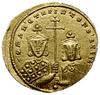 solidus 924-931, Konstantynopol; Aw: Chrystus Pantokrator siedzący na tronie na wprost, IҺS XPS RЄ..