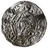 denar ok. 1022-1050, mennica Sigtuna; Aw: Popiersie typu pointed helmet z berłem w lewo, ANVNT DNI..