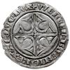 blanc gros, bez daty (1383-1388); Aw: Krzyż dwunitkowy, WENCEL BOEMIE REX AG LVC DVX;  Rw: Tarcze ..