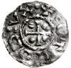denar 976-982, mincerz Anti; Krzyż z czterema kulkami w kątach / Dach kaplicy, pod nim ENCI;  Hahn..