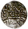 denar 1002-1009, mincerz Ag; Krzyż z kółkiem, dwoma trójkątami i potrójnymi kulkami w kątach /  Da..