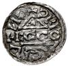 denar 1018-1026, mincerz Ag; Napis HEINRICVS DVX wkomponowany w krzyż / Dach kaplicy,  pod nim ECC..