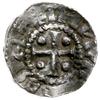 denar 1002-1024; Aw: Popiersie w lewo, HEINRICVS REX; Rw: Krzyż z kulkami w kątach, THERTMONIA;  D..