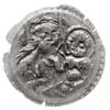 halerz 1420-1423, Lubin; Aw: Madonna z dzieciątkiem; Rw: Orzeł na wprost z głową w lewo;  Frynas S..