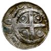 naśladownictwo denara krzyżowego typu CNP VI (tzw. zdegenerowany), II połowa XI w.; Dbg 1347,  Gum..
