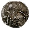 denar ok. 1320 r.; Aw: Korona lekko rozchylona i
