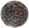 trojak 1583, Olkusz; odmiana z literami I-D przedzielonymi herbem Przegonia; Iger O.83.3.c (R1) - ..