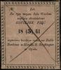 Opole, Handel B. Szyflingier; bon na 5 kopiejek 1861, bez litery anu numeracji - blanco,  dwukrotn..
