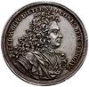 medal z 1702 r autorstwa Höcknera, wagi 1 1/2 talara, poświęcony Wolfgangowi Dieterowi von Beichli..
