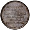 medal z 1877 r. nieznanego autorstwa upamiętniający represje władz zaborczych przeciwko prymasowi,..