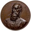 medal z 1884 r. autorstwa A. Scharfa wybity dla uczczenia Franciszka Smolki w 40. rocznicę prezesu..