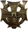 Obrona Lwowa 1918-1919; zestaw 3 odznak oraz 2 legitymacji wystawionych na podchorążego  Antoniego..