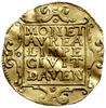 dukat 1634; Delmonte 1088 (R3); Fr. 26; Verk. 147.3, Purmer De08; złoto 3.49 g; lekko zgięty, ale ..