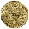 dukat 1587; Delmonte 1013, Fr. 223, Verk. 117.5, Purmer Fr11; złoto 3.42 g; ładny