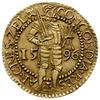 dukat 1596; Delmonte 883 (R), Fr. 307, Verk. 78.5, Purmer Ze20; złoto 3.43 g, rzadki i ładnie zach..