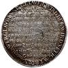 talar chrzcielny /tauftaler/ 1670, Gotha; moneta upamiętniająca chrzest wnuczki księżnej Anny Zofi..
