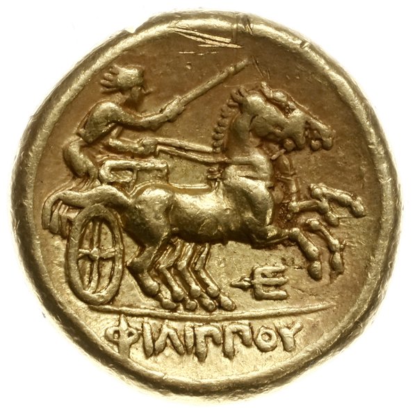 stater ok. 340-328, Amphipolis; Aw: Głowa Apolli
