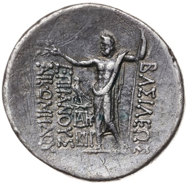 tetradrachma 106-105 pne, mennica Babilon