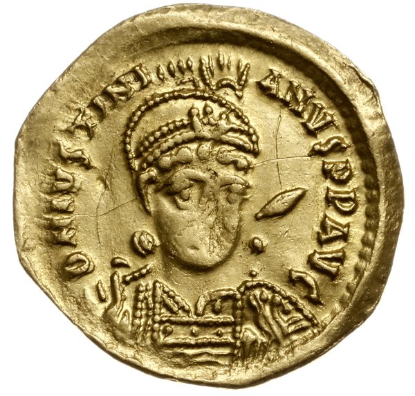 solidus 522-527, Konstantynopol; Aw: Popiersie c