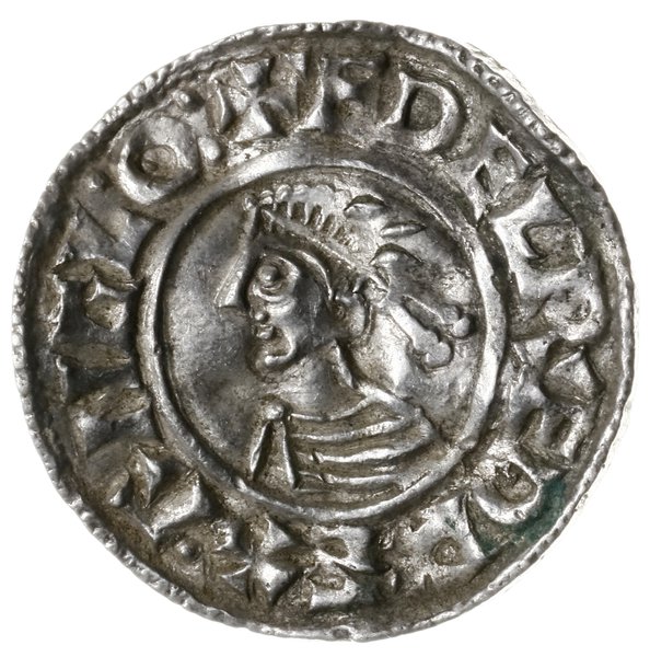 denar typu small cross, 1009-1017, mennica London, mincerz Godwine