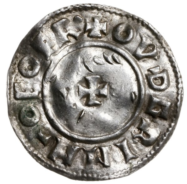 denar typu small cross, 1009-1017, mennica York, mincerz Othgrim