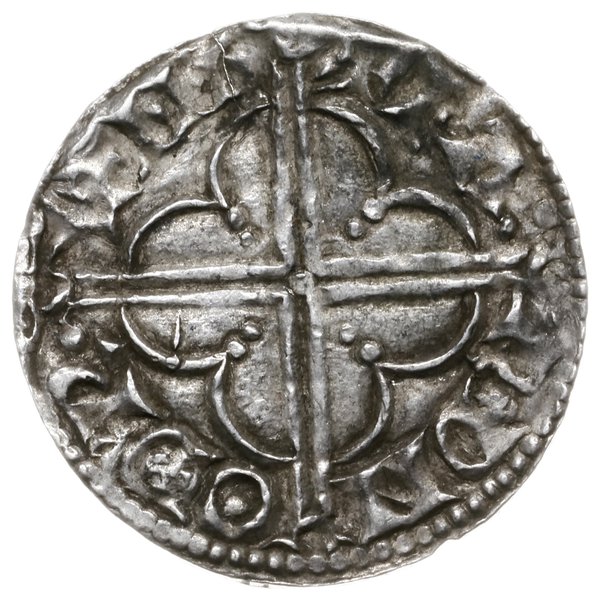 denar typu quatrefoil, 1018-1024, nieokreślona m