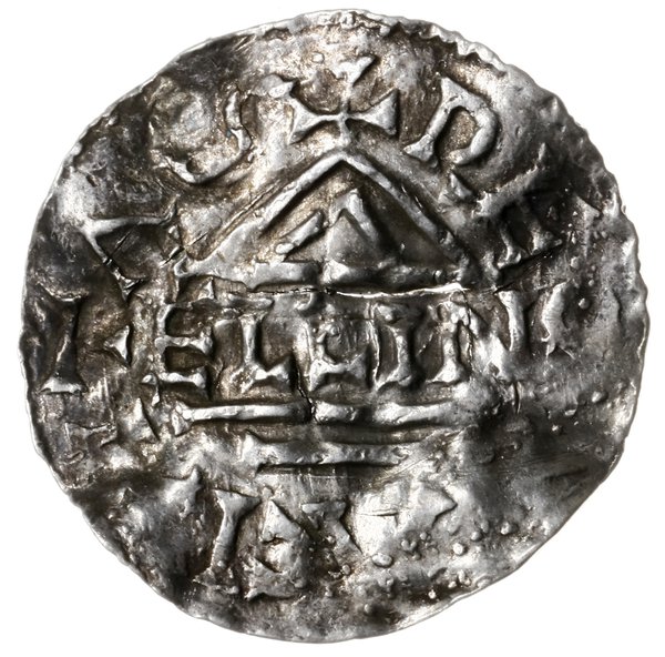 denar 948-955, mincerz Aljan; Krzyż z trzema kul