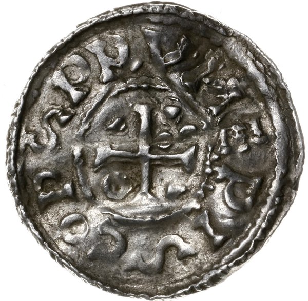 denar 1006-1009, mincerz Vilja; Krzyż z kółkiem 