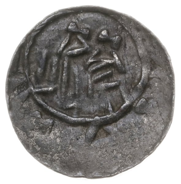 naśladownictwo denara Władysława Hermana (1081-1102), wykonane w epoce