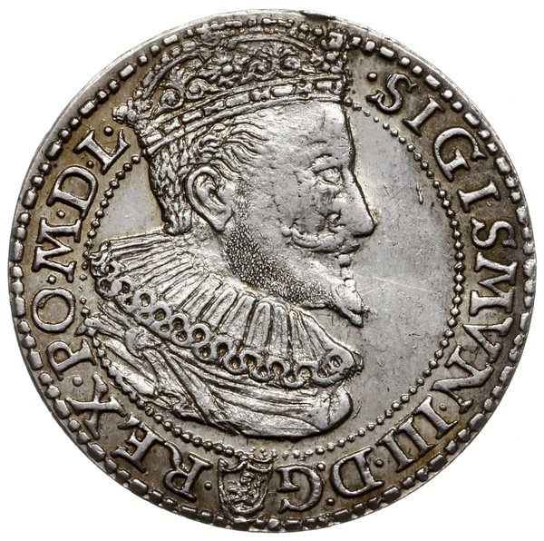 szóstak 1596, Malbork; małe, nietypowe popiersie
