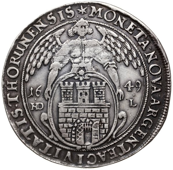 FAŁSZERSTWO - talar 1649, Toruń