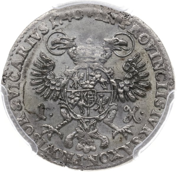 grosz wikariacki 1740, Drezno; Kahnt 633, Kop. 1
