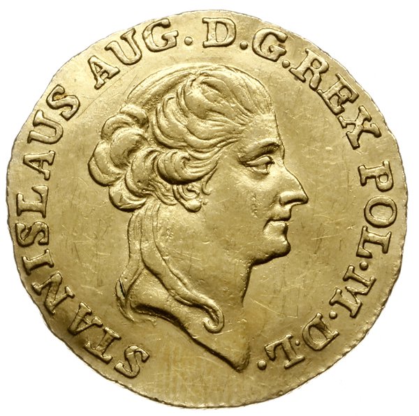 FALS - dukat 1789, Warszawa; Aw: Głowa króla w p