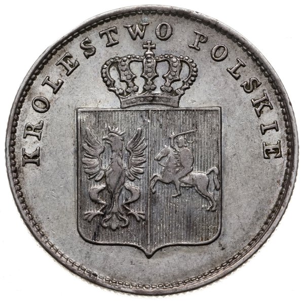 2 złote 1831 KG, Warszawa; odmiana z kropką po P