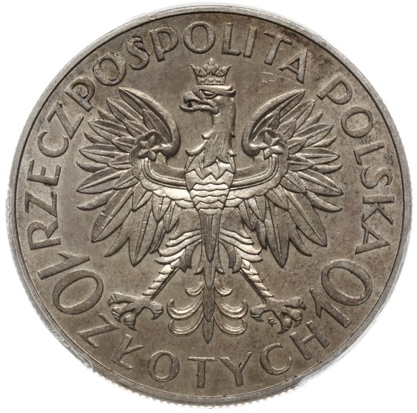 10 zlotych 1933, Warszawa