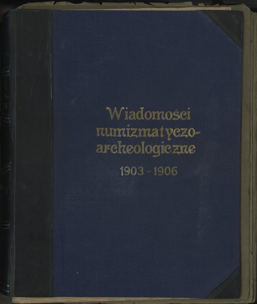 Wiadomości Numizmatyczno-Archeologiczne tom V (1
