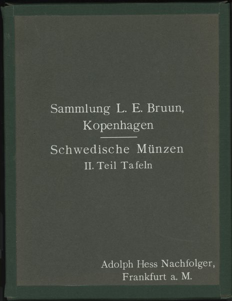 Adolph Hess Nachfolger, Versteigerung 26 u. 27 O