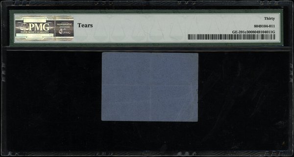 bon na 1 markę (1944); numeracja 701961, papier 