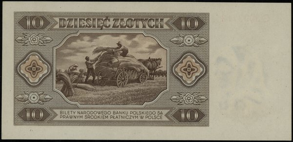 10 złotych 1.07.1948, seria G 3093712